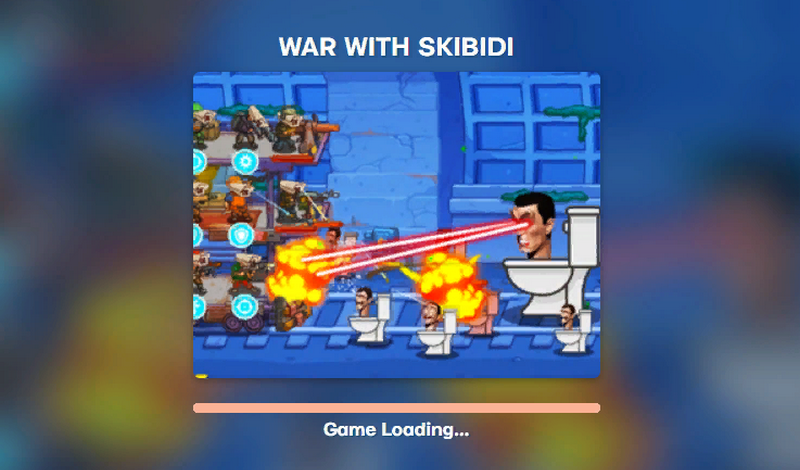 Play War with Skibidi Game Online